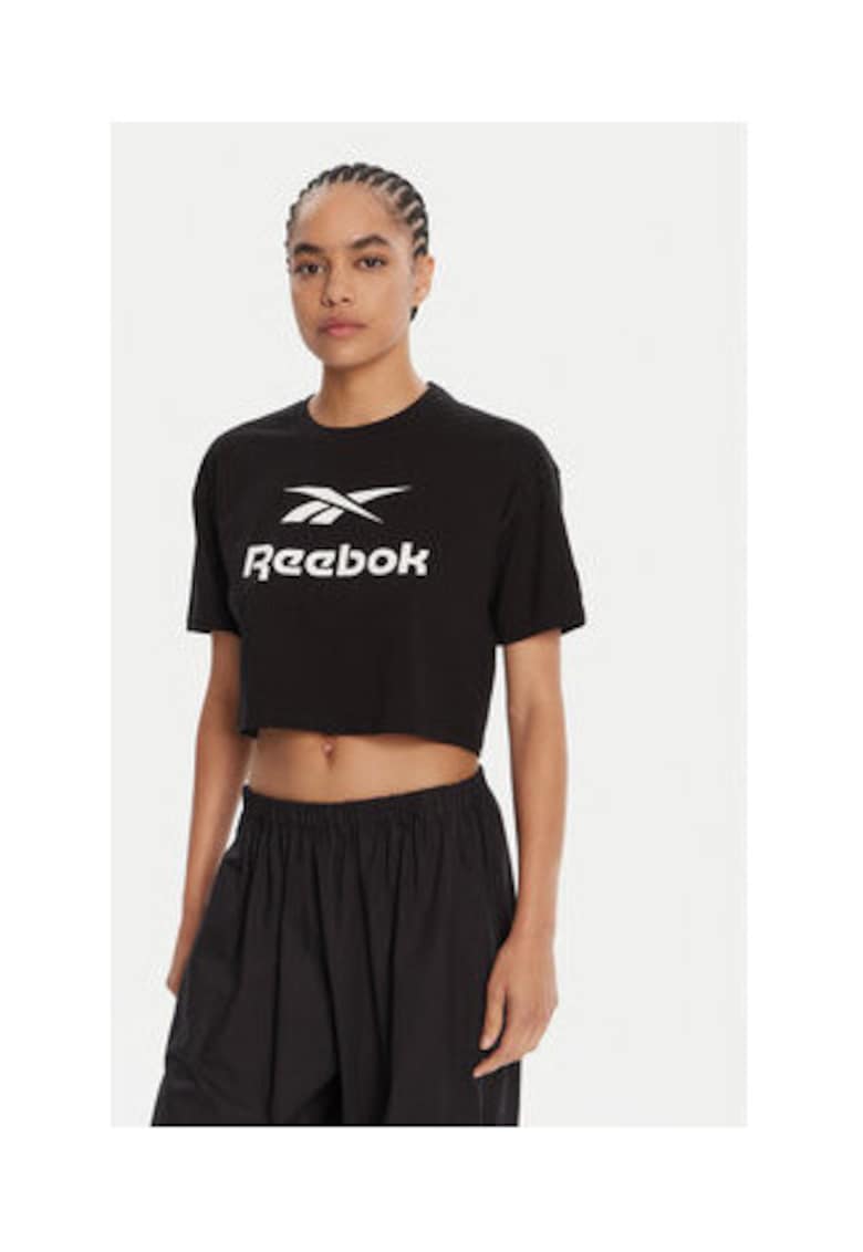 Reebok Tricou dama - negru - 100% bumbac -