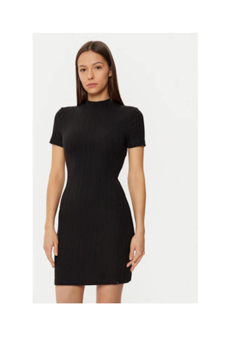 Rochie negru - rayon/poliester/nylon/elastan - - Negru