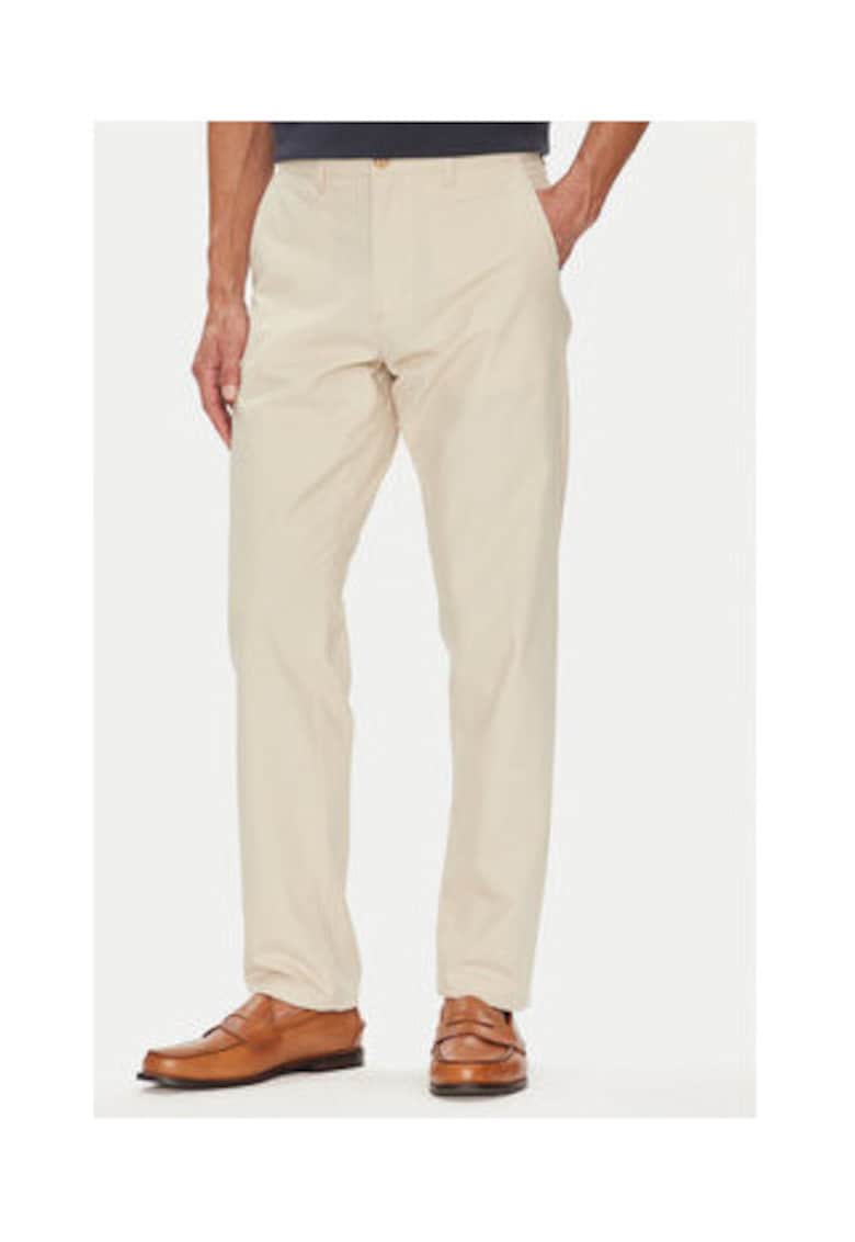 Pantaloni barbati - bumbac/in - bej -