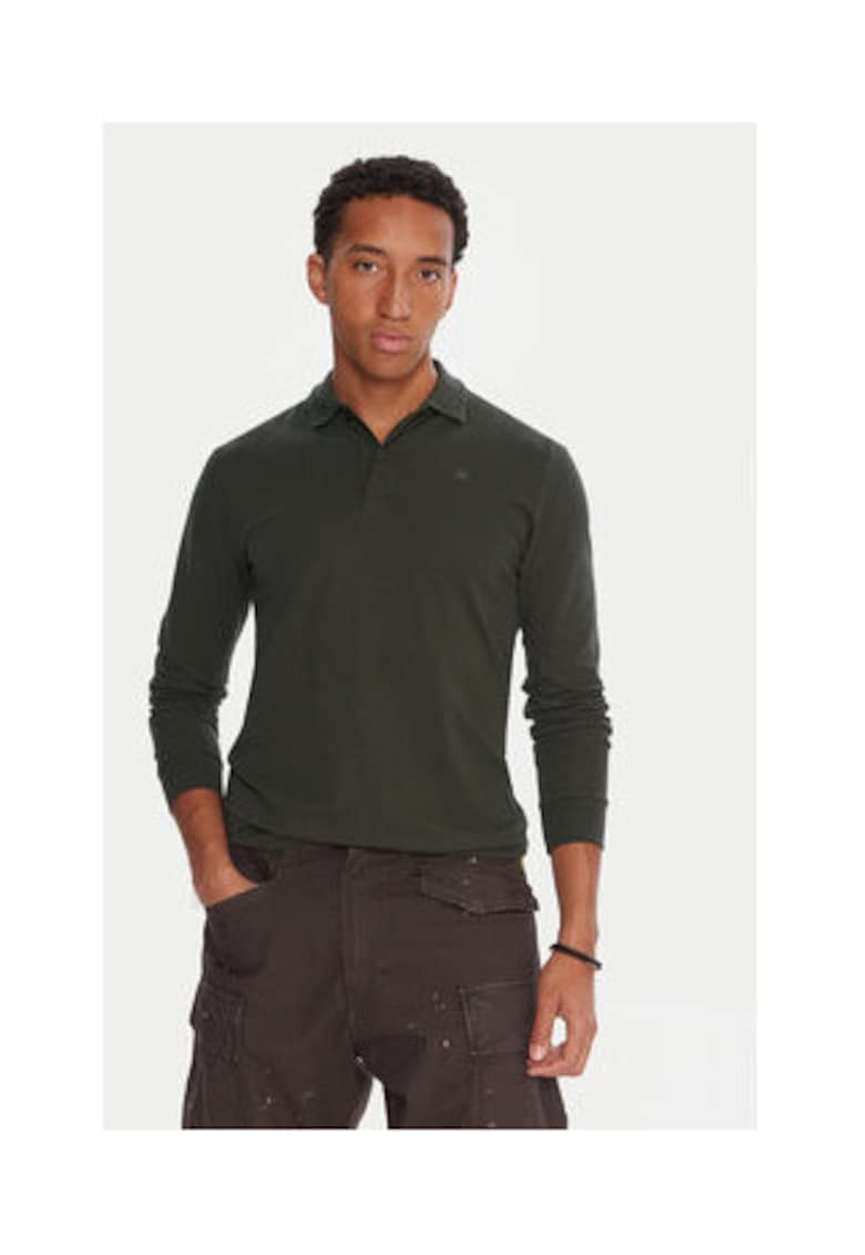 Bluza barbati - G Star Raw - gri - bumbac organic - elastan