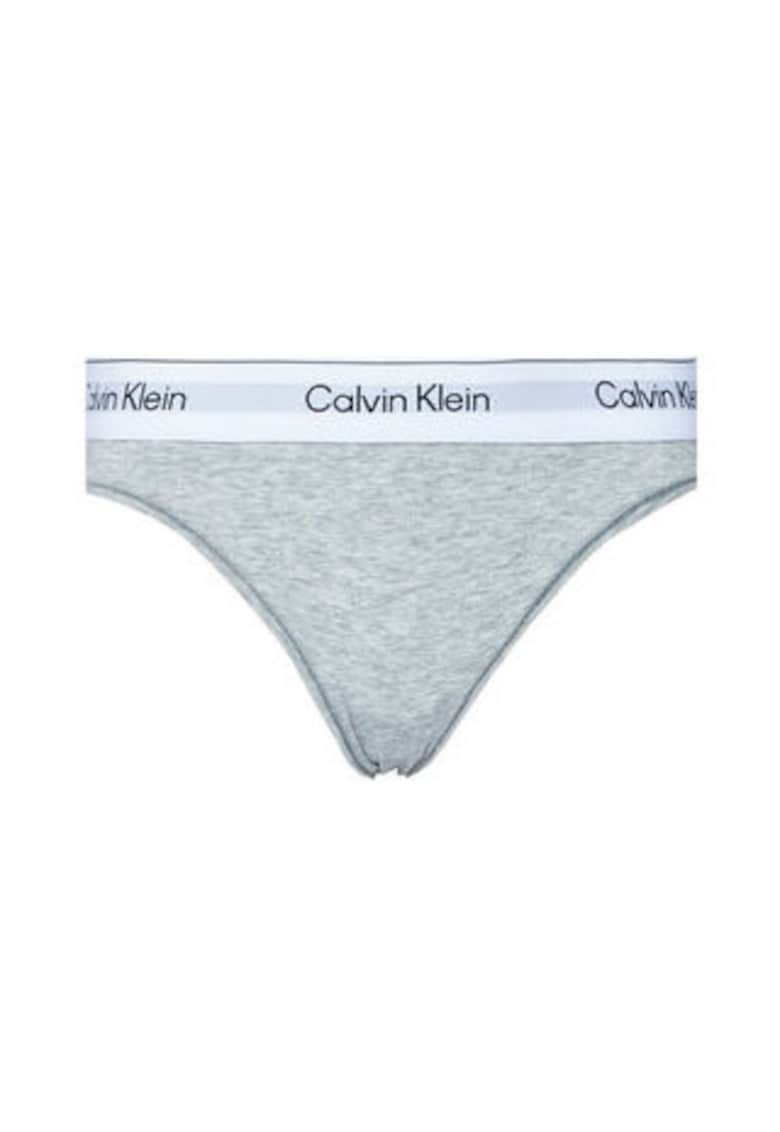 Chiloti clasici de dama - Gri - 53% bumbac - 35% modal - 12% elastan -
