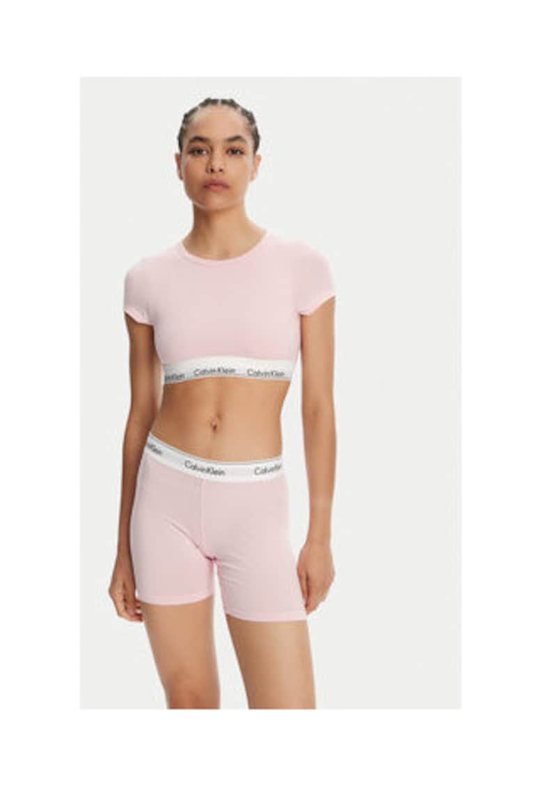 Tricou dama - roz - bumbac/modal/elastan - M