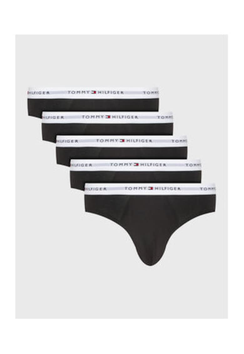Set slipuri barbati - negru - bumbac/elastan -