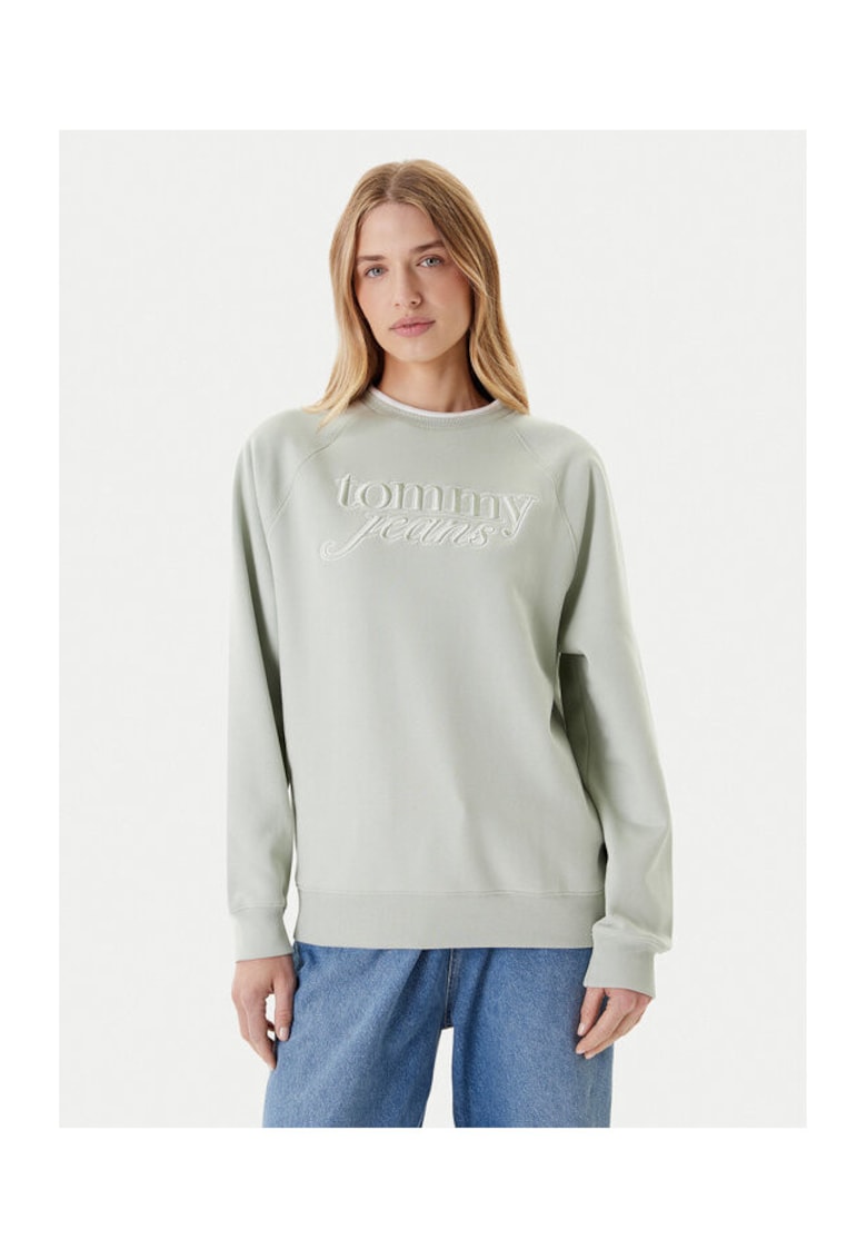 Bluza dama - Verde - 85% bumbac - 15% poliester -