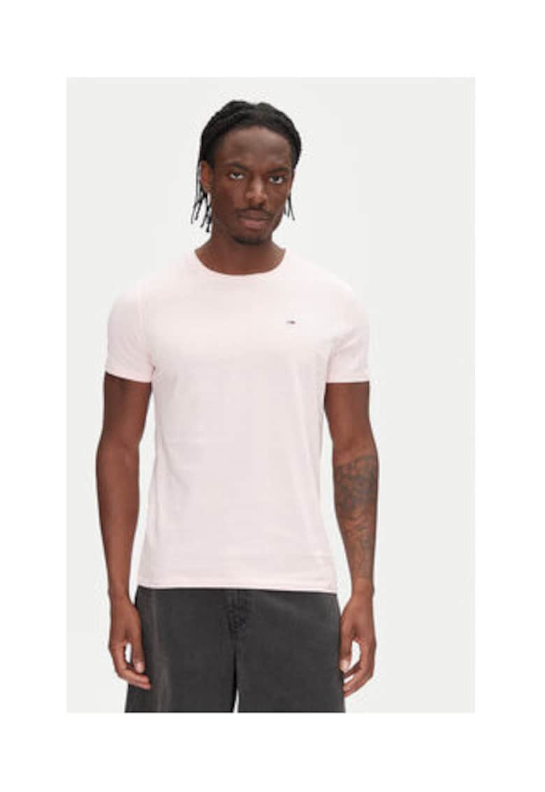 Tricou barbati - roz - 100% bumbac