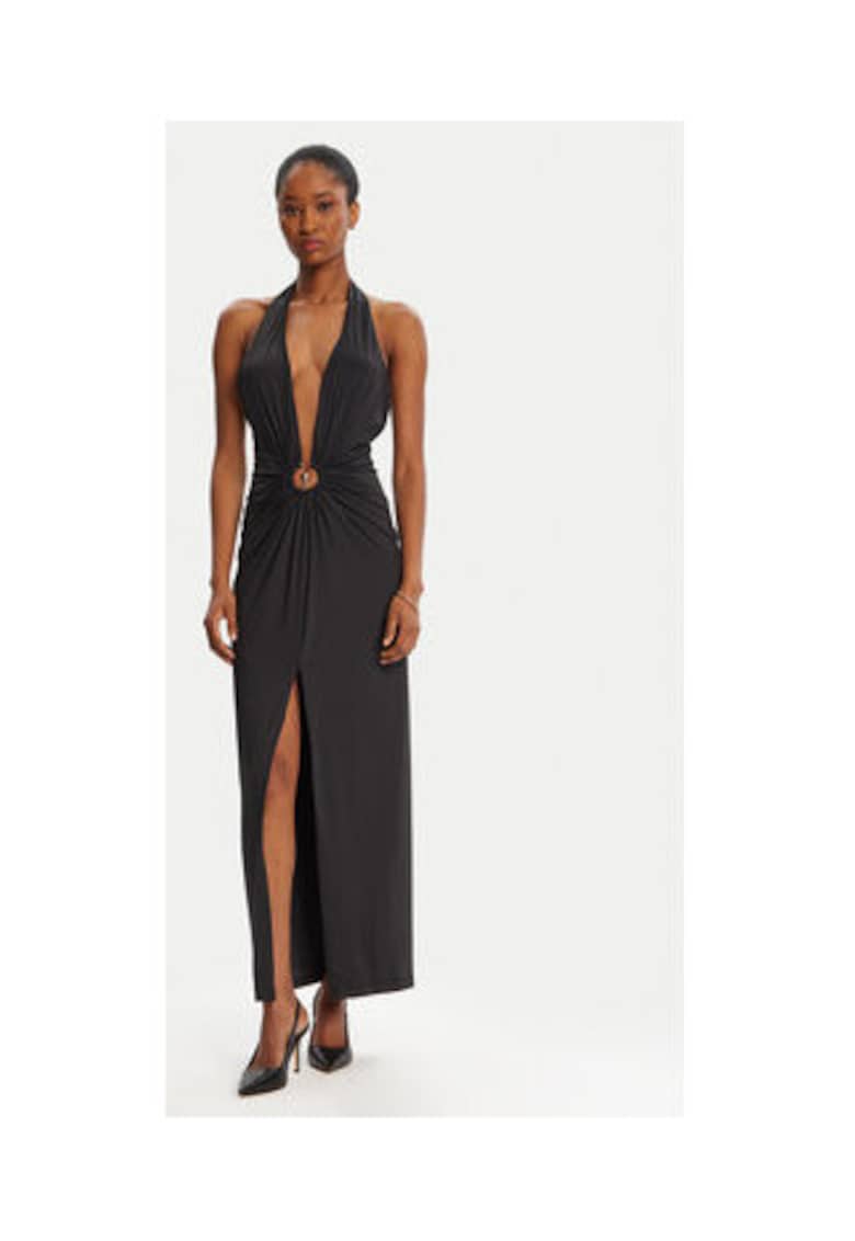 Rochie de cocktail Dama - Negru - 85% nailon - 15% elastan