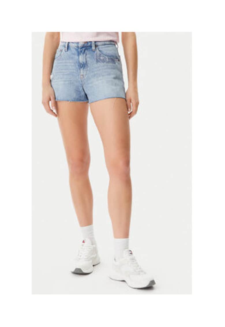 Pantaloni scurti din denim - albastru - bumbac/bumbac reciclat -