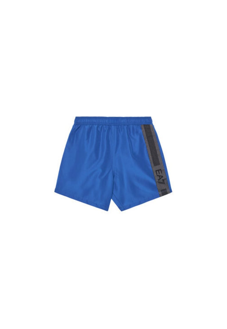 Sort de baie pentru baieti - Emporio Armani - poliester - albastru -