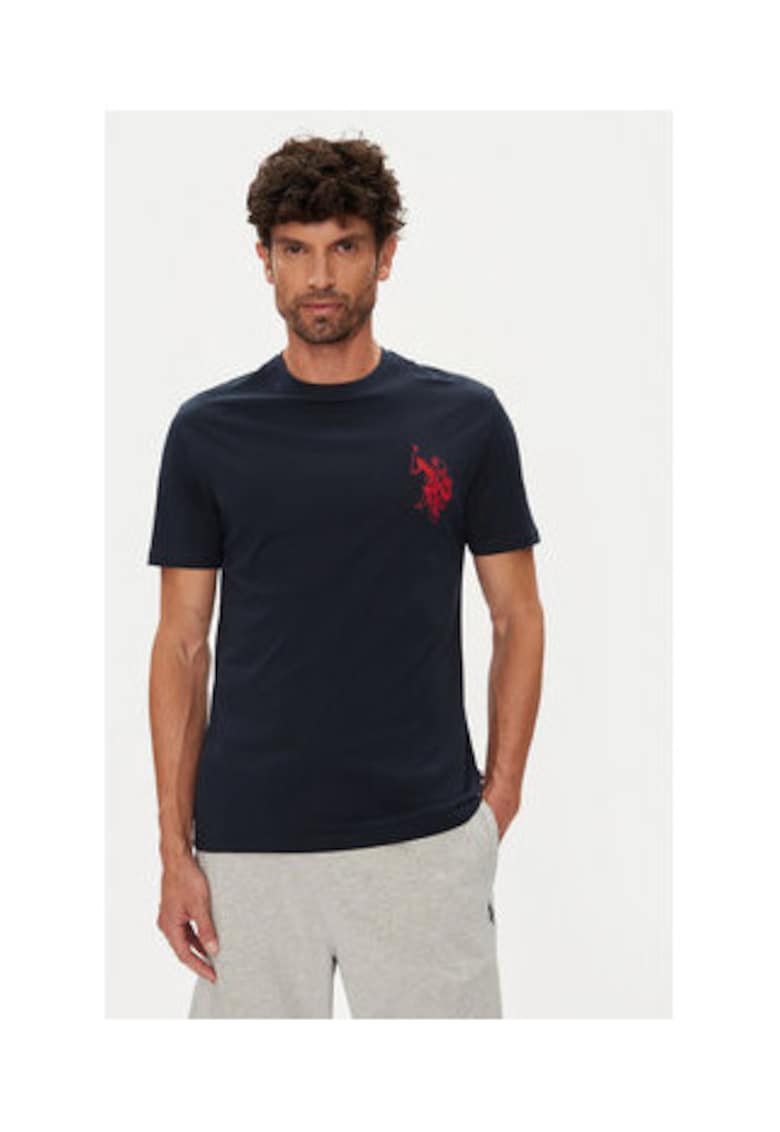 Tricou barbati - bleumarin - 100% bumbac