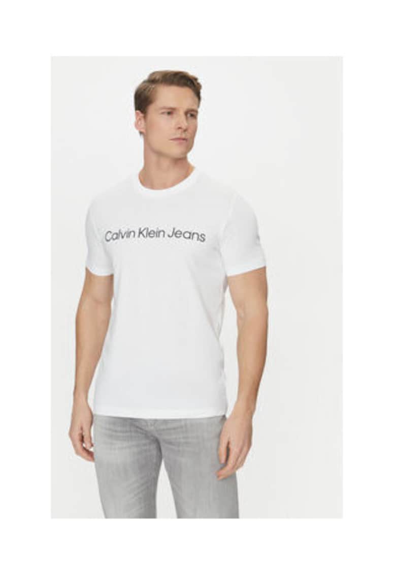 Tricou barbati - alb - bumbac -