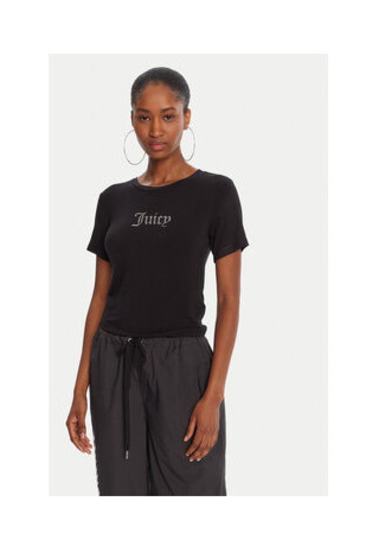 Tricou dama - Viscoza/Elastan - Negru