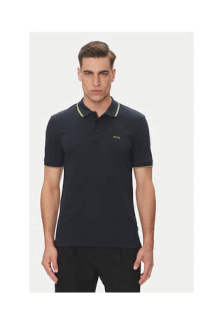 Boss Tricou barbati - bleumarin - 100% bumbac -