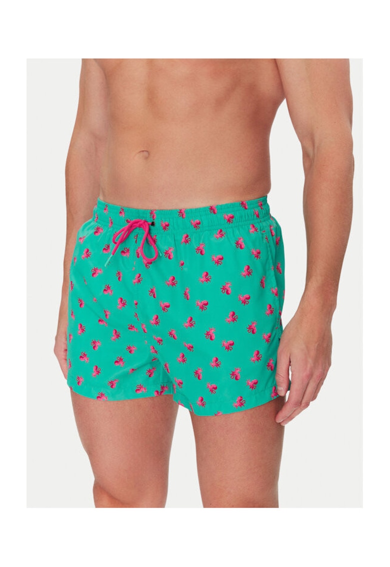 Sort de baie Barbati - Verde - Poliester -