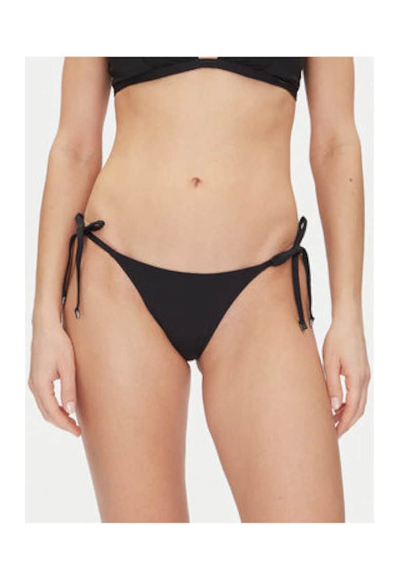 Slip de bikini dama - Negru - 83% poliamida - 17% elastan -