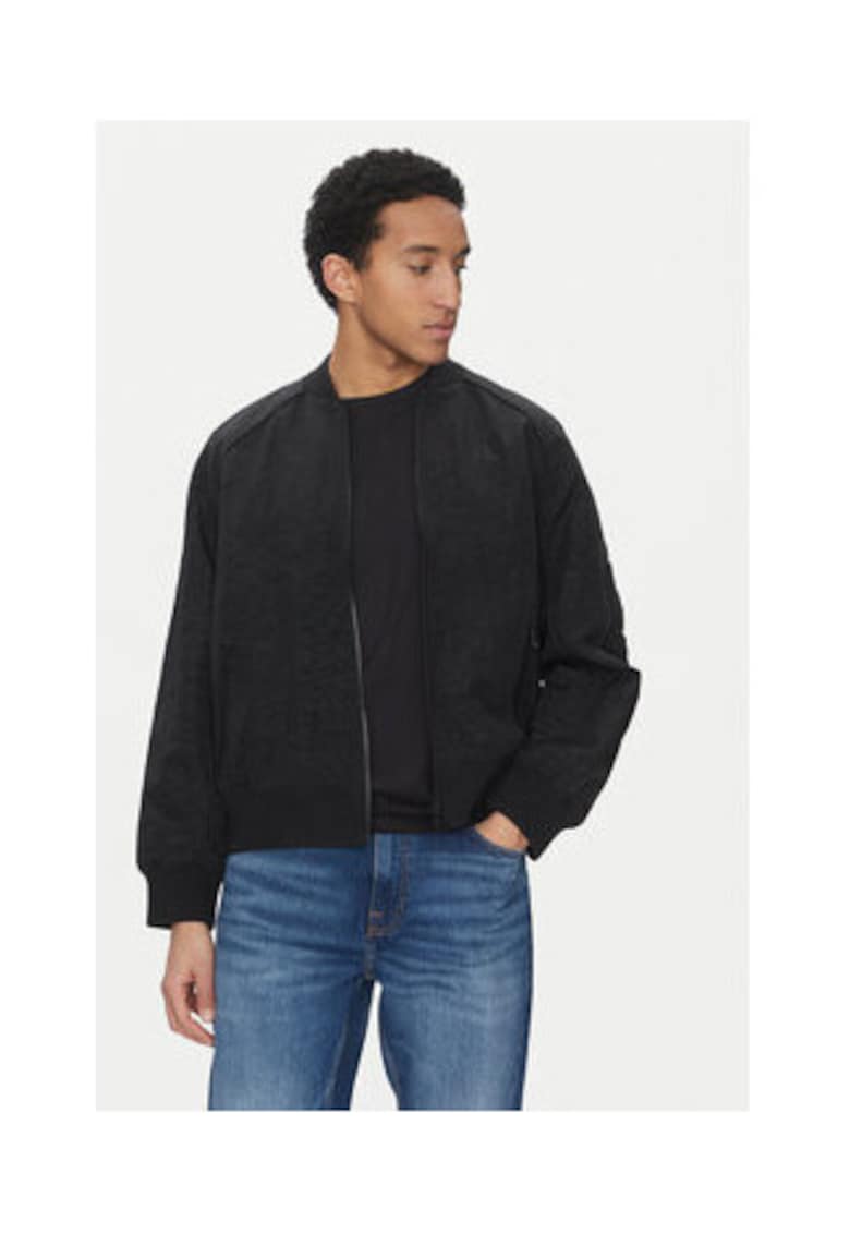 Jacheta bomber barbati - negru - poliamida