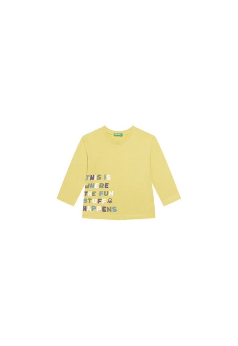 Bluza copii - galben - 100% bumbac -