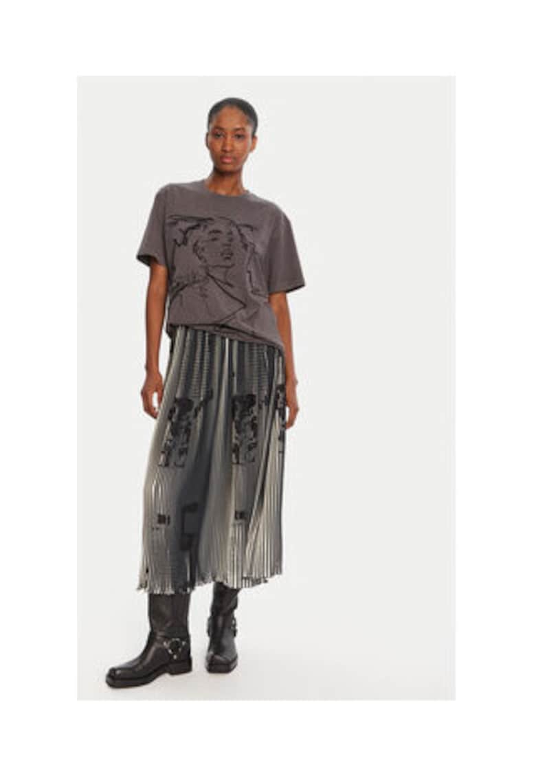 Tricou Dama - Gri - bumbac