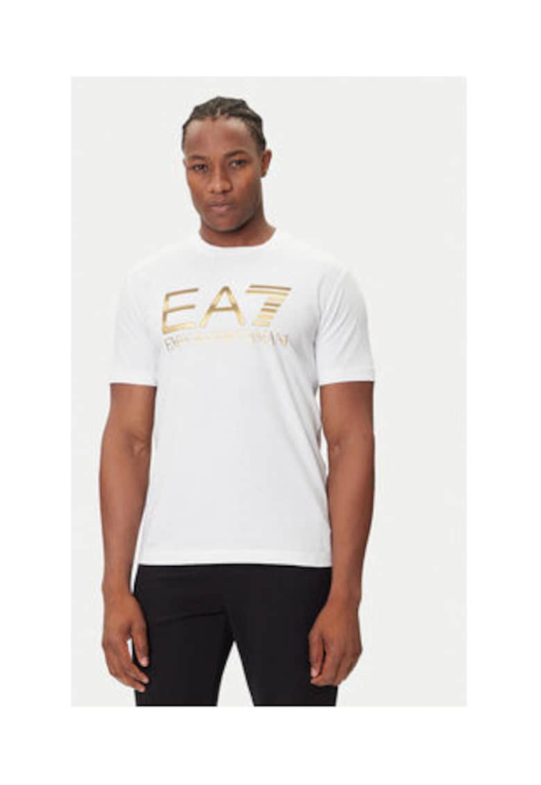 Tricou barbati - Emporio Armani alb - 100% bumbac