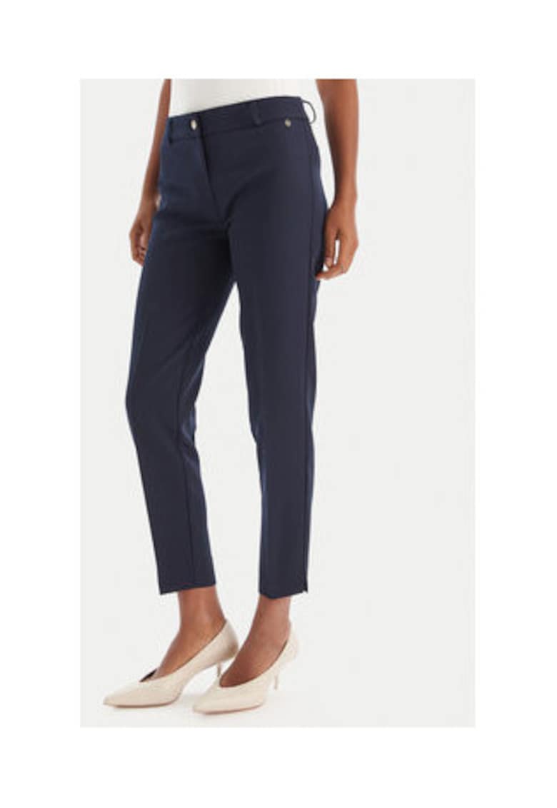 Pantaloni bleumarin - 90% poliester - 10% elastan - Bleumarin
