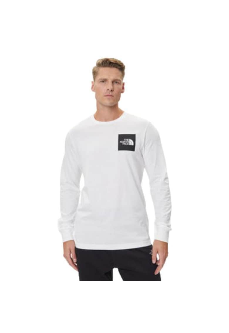 Bluza sport barbati - bumbac/poliester - alb/negru