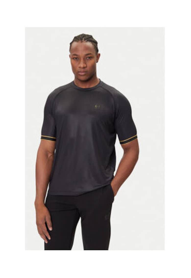 Tricou barbati - Emporio Armani negru - 91% poliester - 9% elastan -