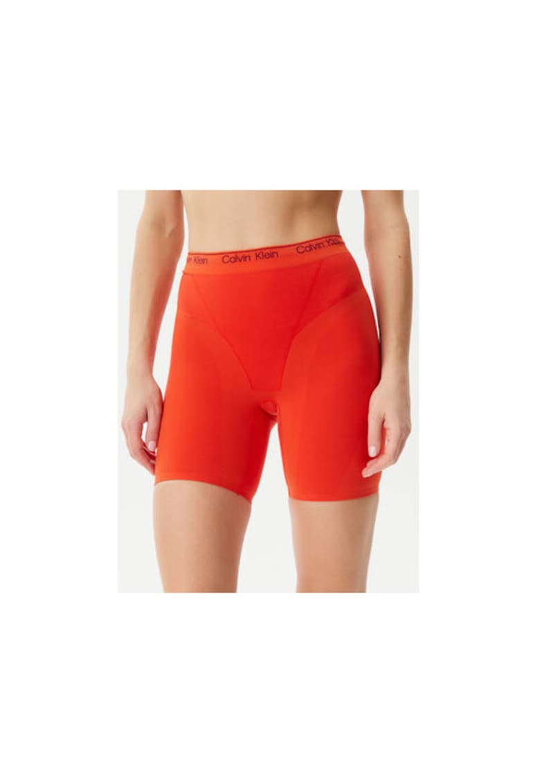 Pantaloni scurti sport dama - portocaliu - elastan/poliamida/bumbac/poliester - Portocaliu