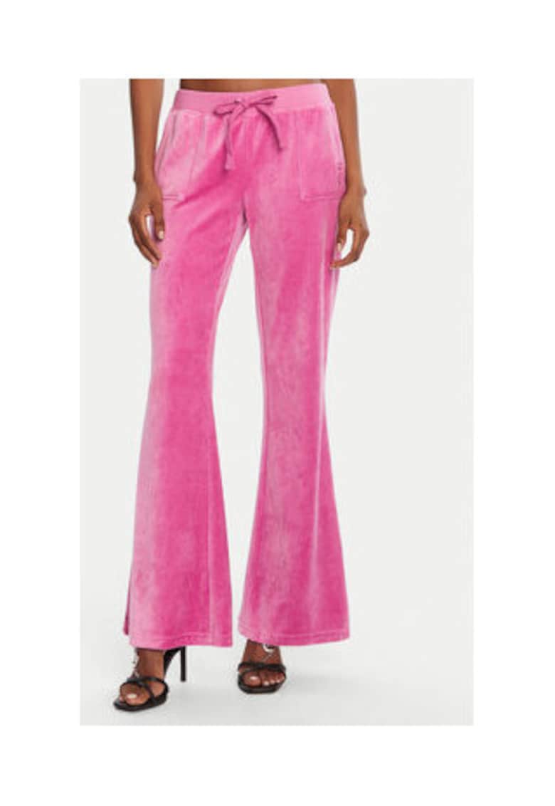 Pantaloni dama - roz - 46% bumbac - 32% bambus - 22% poliester