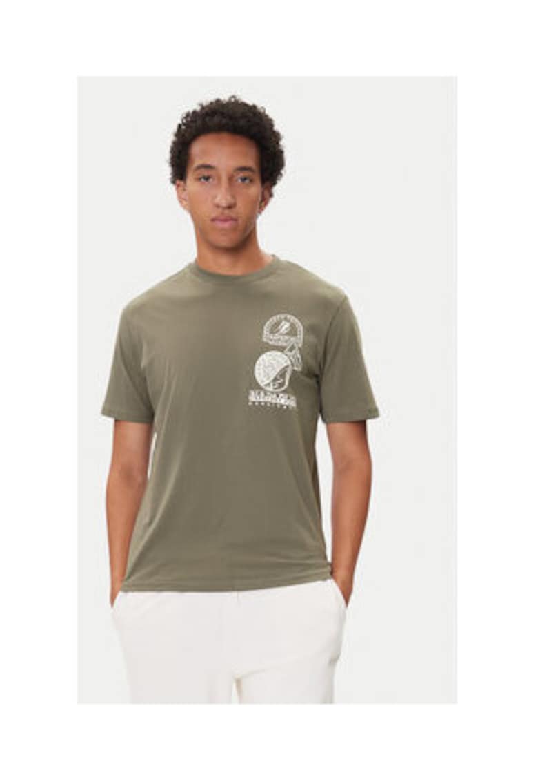 Tricou Barbati - Kaki - 100% bumbac