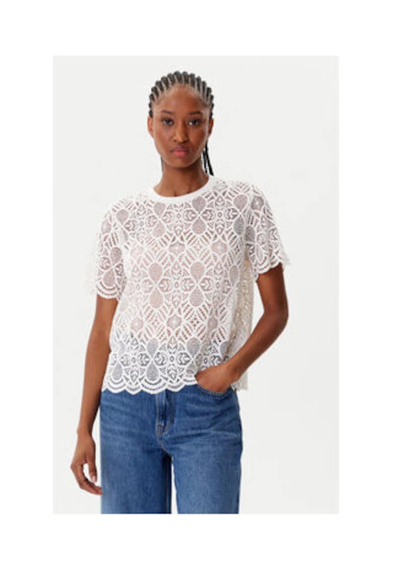 Tricou dama - MORGAN-252-DEVY - ivoire -