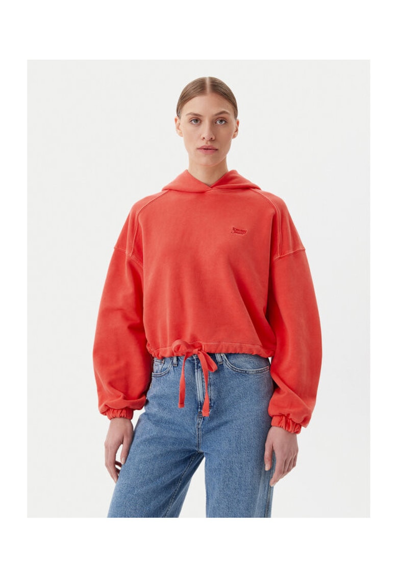 Bluza dama - Portocaliu - 100% bumbac