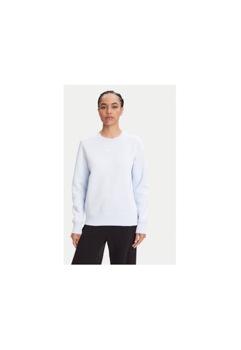 Hanorac sport dama - albastru deschis - bumbac/poliester -