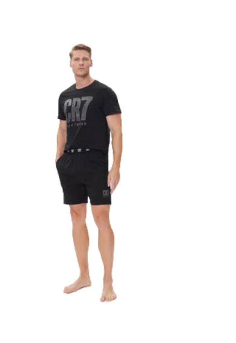Pijama barbati - bumbac - Negru