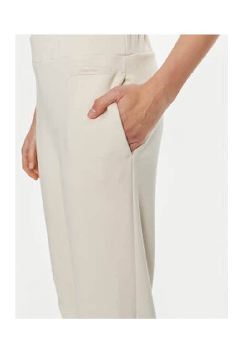 Pantaloni Ecru - bumbac - 36587 - Ecru