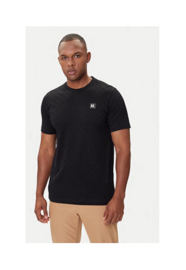 Tricou barbati - negru - 100% bumbac -