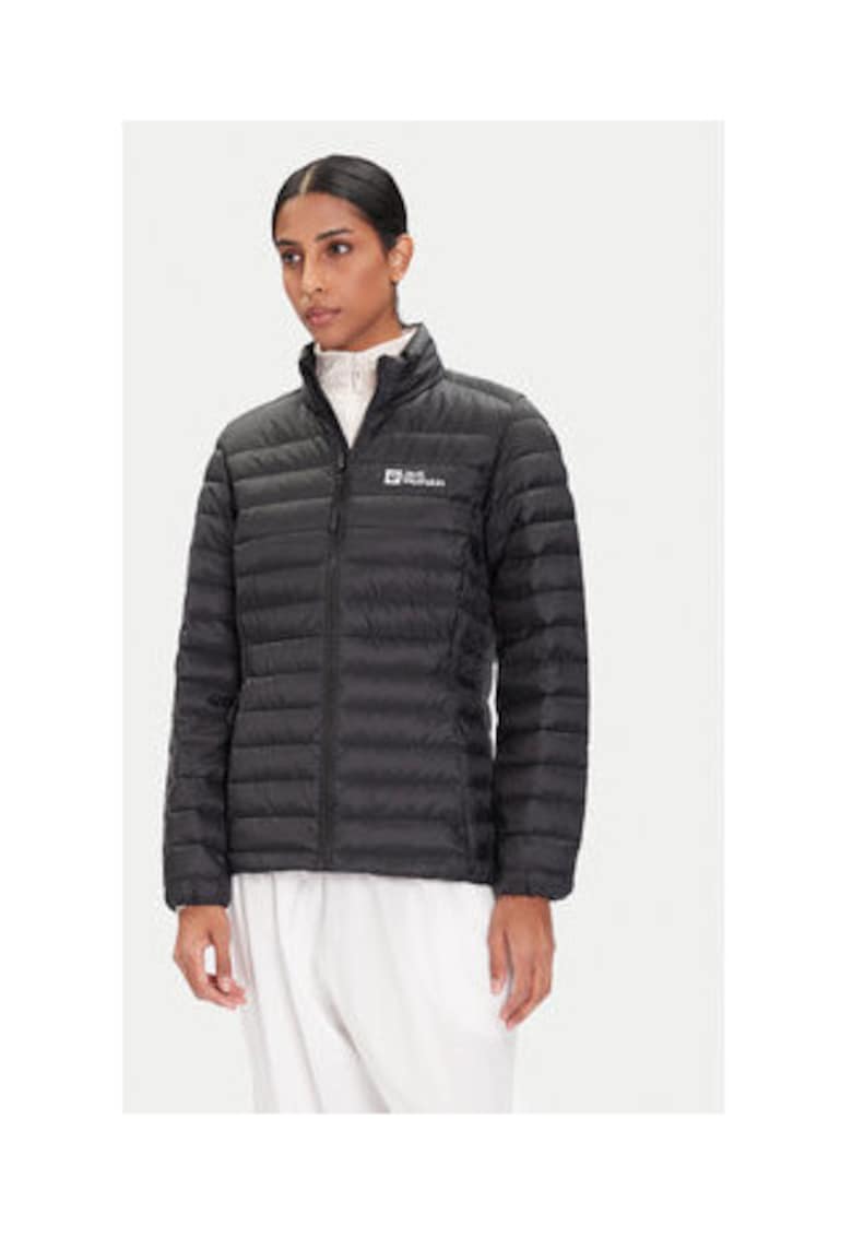 Jack Wolfskin Geaca de puf dama - neagra - poliester reciclat -