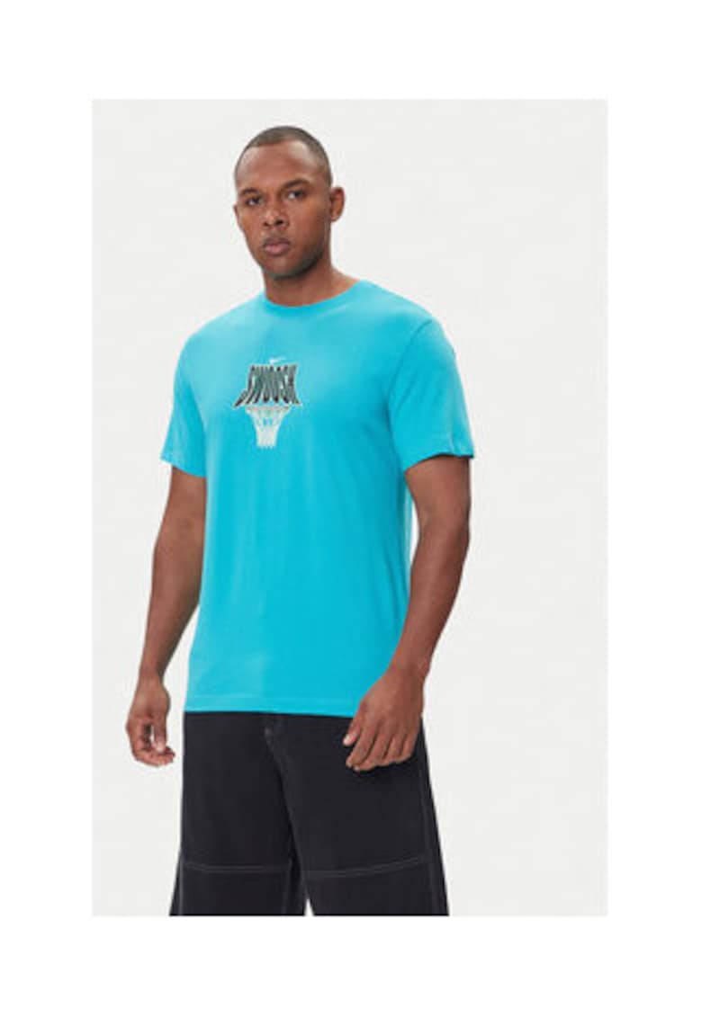 Tricou Barbati - turcoaz - 57% bumbac - 43% poliester