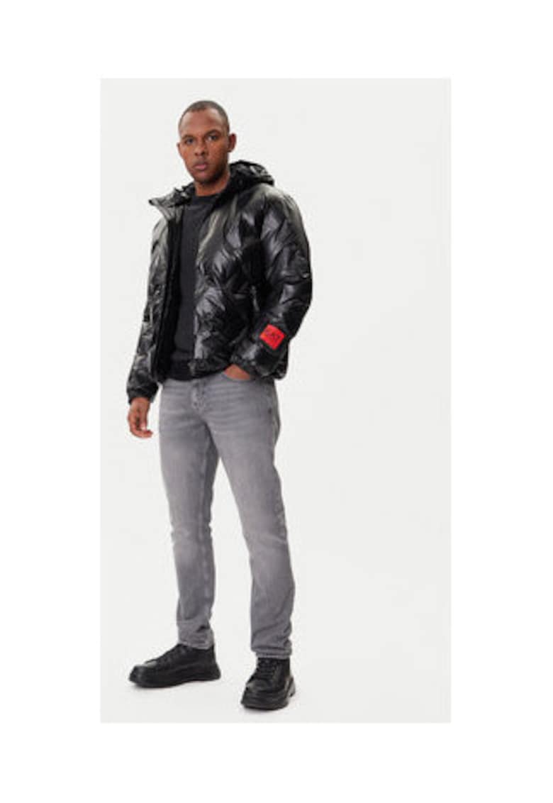 Geaca de iarna barbati - Emporio Armani negru - 100% poliuretan
