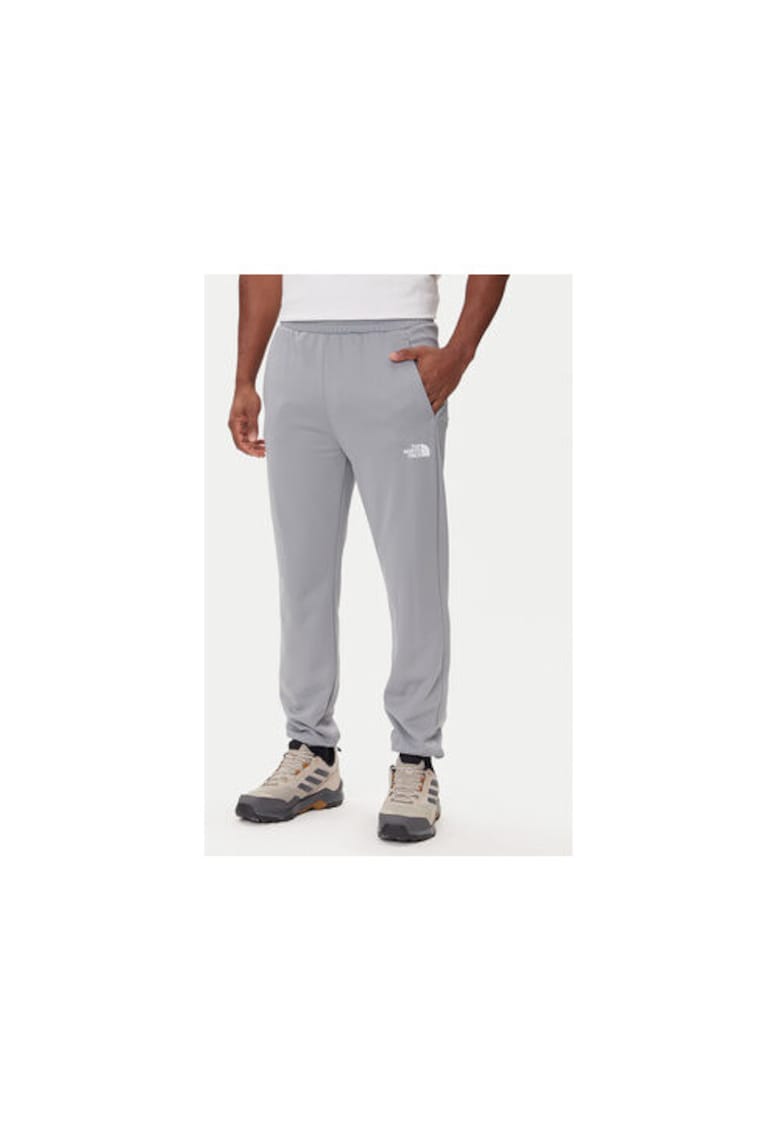 Pantaloni de trening pentru barbati - poliester - gri