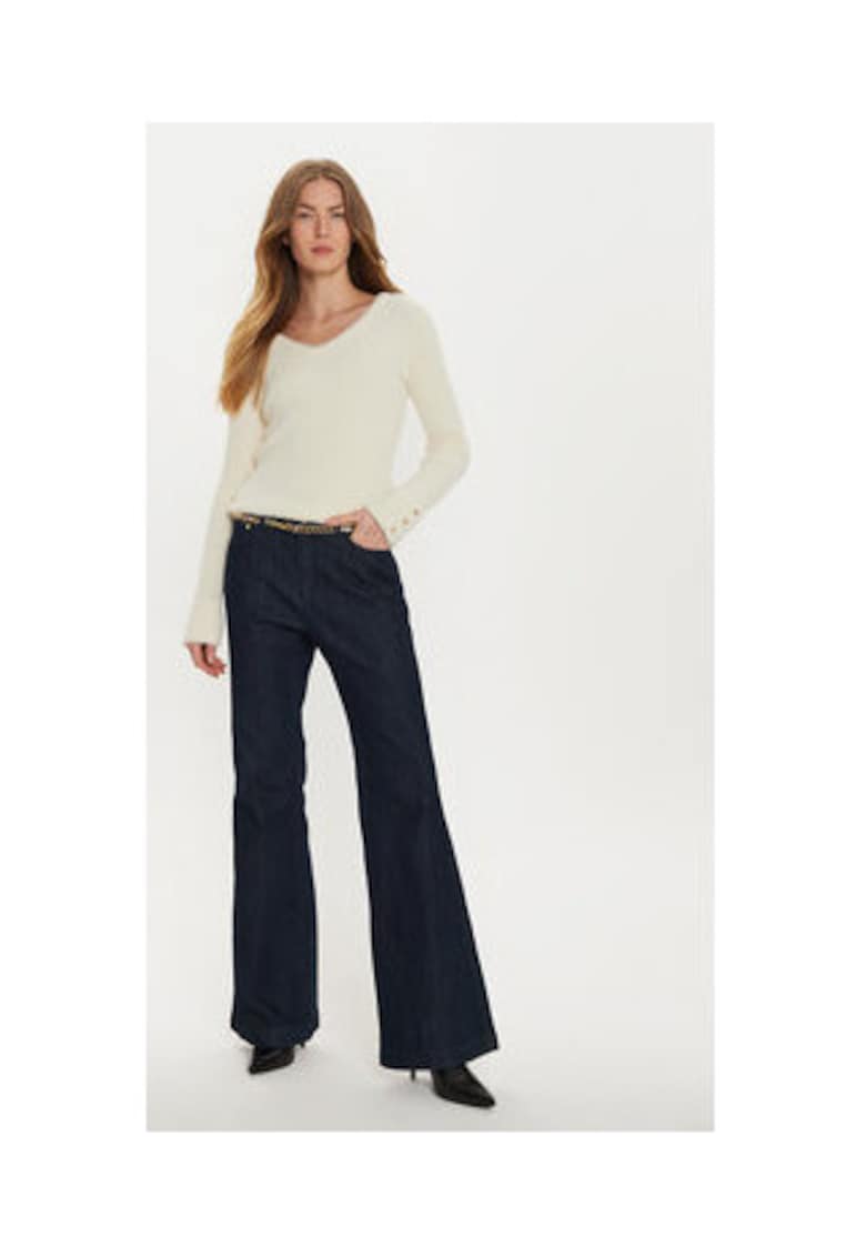 Pulover Dama - Ecru - 100% poliamida -