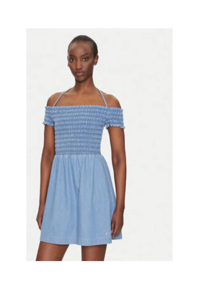 Tommy Jeans Rochie de vara albastru - Albastru