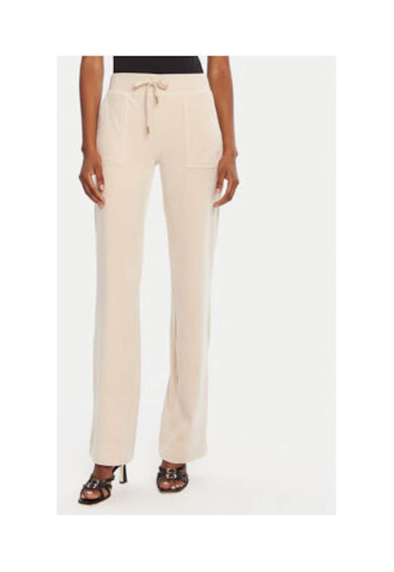 Pantaloni dama - bej - 95% poliester - 5% elastan