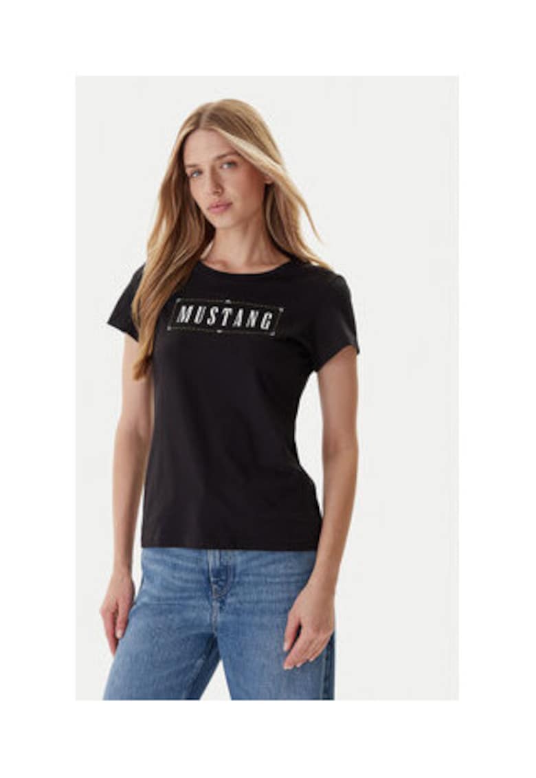 Tricou dama - Bumbac - Negru