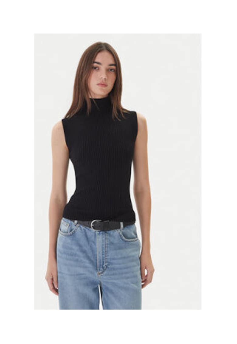 Bluza dama - neagra - 63% viscoza - 37% poliamida -