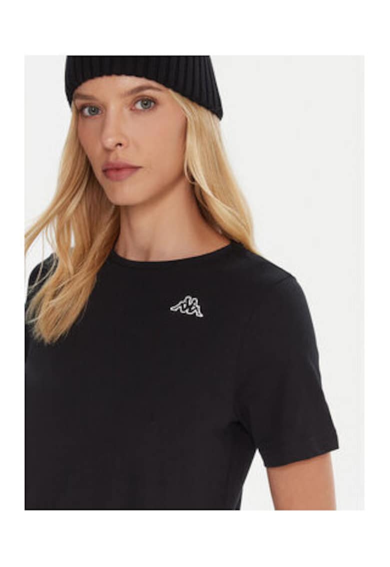 Set 2 tricouri Femei - Alb - Negru - 100% bumbac - M