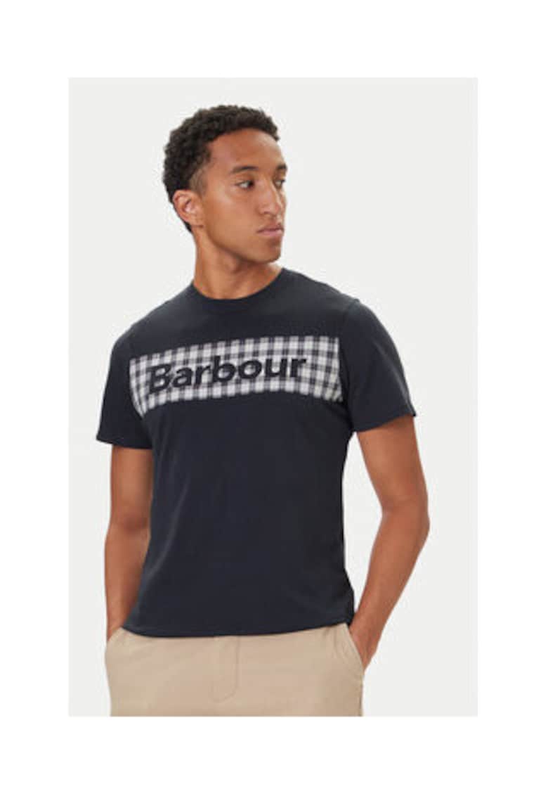 Barbour Tricou barbat - bleumarin - 100% bumbac -