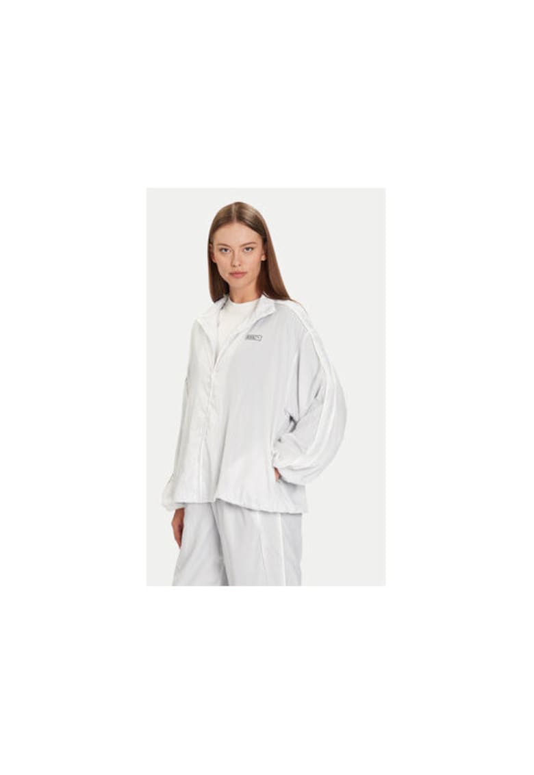 Bluza sport dama - argintie - nailon reciclat