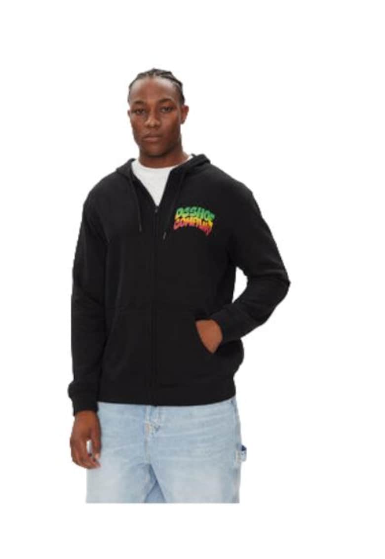 Hanorac barbati - bumbac/poliester - negru -