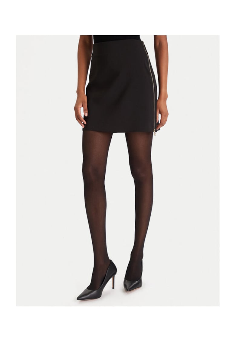 Fusta creion Dama - Negru - 90% poliester - 10% elastan