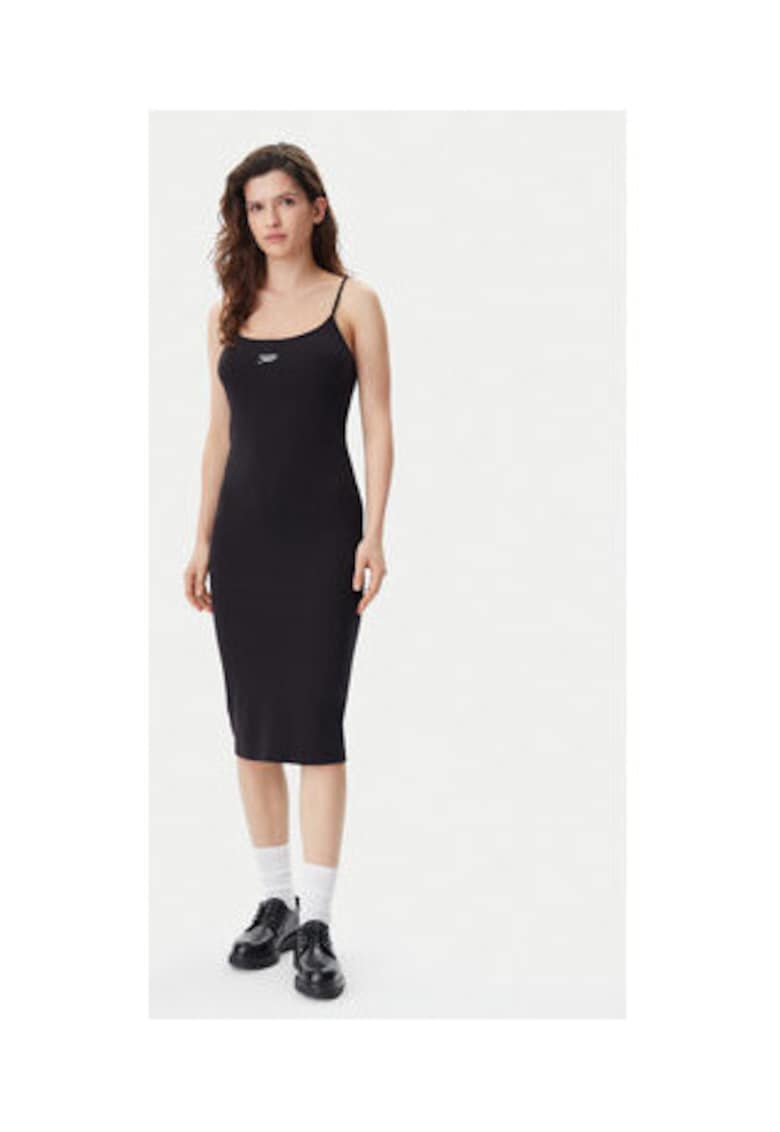 Rochie de vara - negru - bumbac-elastan -