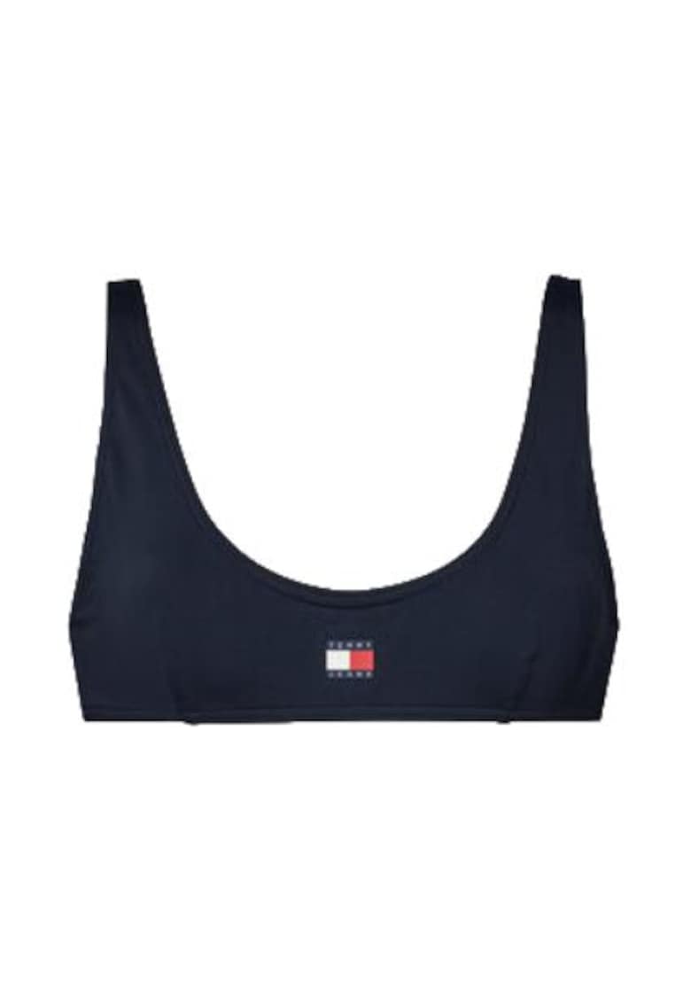 Top de baie dama - bleumarin - 83% poliamida reciclata - 17% elastan -